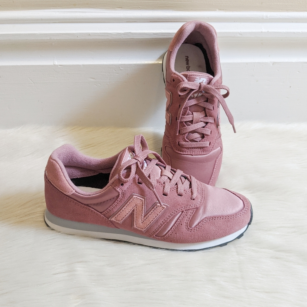 New Balance pink glitter sneakers